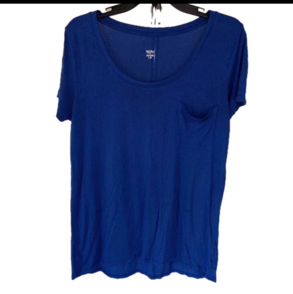 Mossino Periwinkle Lightweight Soft Modal Tshirt Large